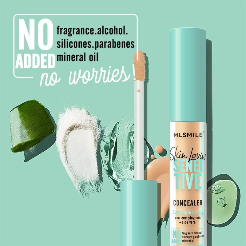 MLSMILE Women Makeup-Holding Highlight Fit Moisturizing Brightening Concealer