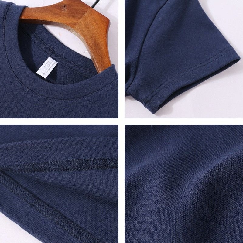 Women Summer Slim Fit Stretch 300gsm Crew Neck Short Sleeve Custom T-Shirt